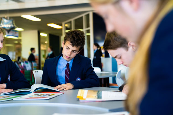 St Patrick's College Sutherland - students studying