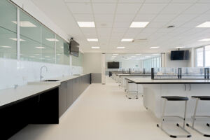 The Biology superlab in St Patrick's College Sutherland's new Alpha Crucis building.
