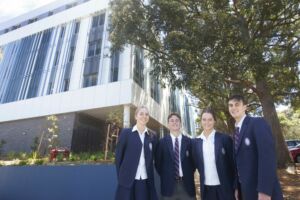 St Patrick's College Sutherland's new building features six science labs and an industry-standard hospitality kitchen.